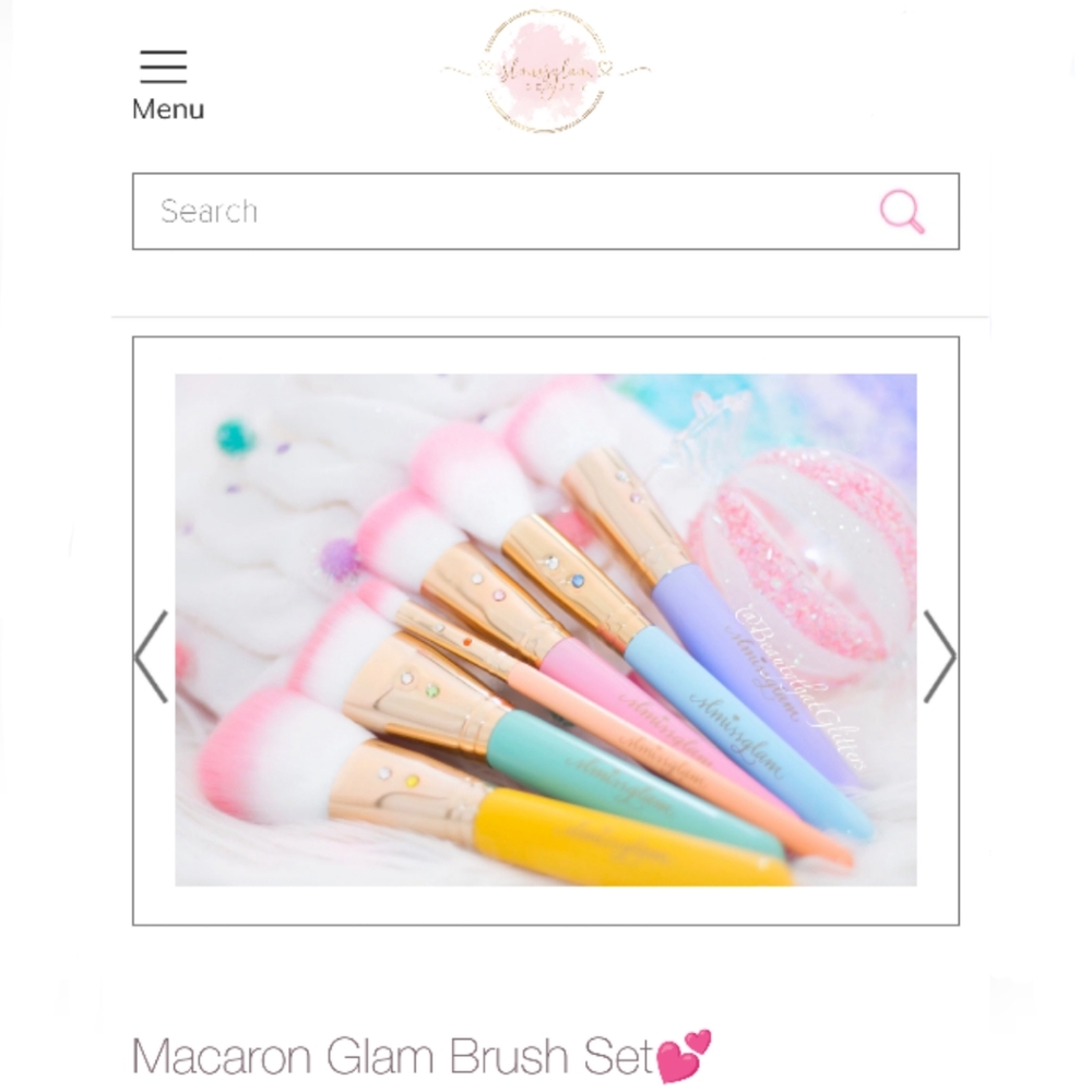 SlMissglam Macaron Glam Brush Set - Picture 2 of 12